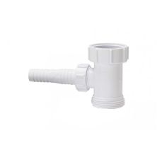 Polypipe White 40mm Washing Machine Trap Adaptor