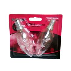 SupaLite 28W Candle G9 Xenon SES / E14 Lightbulbs - Pack of 2