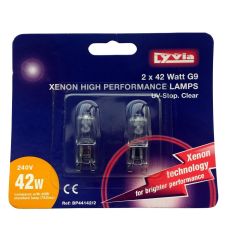 Xenon High Performance G9 Lamps 42W - Pack of 2
