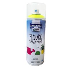 Johnstones Revive Flouro Spray Paint - Fluorescent Yellow 400ml