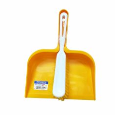 Dosco Hygiene Colour Coded Dustpan & Brush Set - Yellow