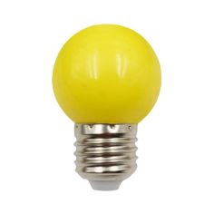 Tezla 1w Yellow LED Plastic Globe ES Party Lightbulb