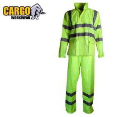 2 Piece Hi Vis Orange Rain suit - Extra Large (XL)