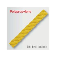 Polypropylene Fibrilled Threaded Rope Various Colours