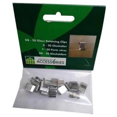 Greenhouse Accessories 20 Glass Retaining Lap/ Z Clips