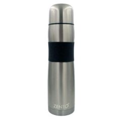 Zento Silicone Grip Stainless Steel Flask - 1L