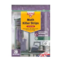 Zero in Clothes Moth Killer Strips - Pack of 20