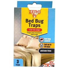 Zero In Bed Bug Traps - 3 Pack