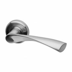 Zeta Chrome Plated Designer Rose Lever Handle