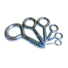 Zinc Plated Screw Eye Hooks