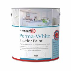 Zinsser Perma-White Interior Paint - White Satin 1L