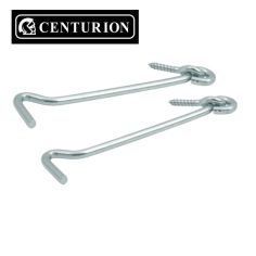 Centurion Zinc Plated Gate Hooks & Eyes - Packs of 2