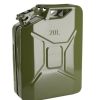 20 Litre Metal Jerry Can Fuel Storage Can I Green