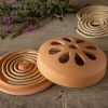 Citronella Coils in Terracotta I Holder + 10 Spirals
