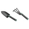 Black Nylon Garden Hand Tool Set 28cm – Trowel and Cultivator