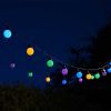 Super Bright MultiPower Solar LED Festoon String Light I Multicoloured & Warm White Balls I Set of 30