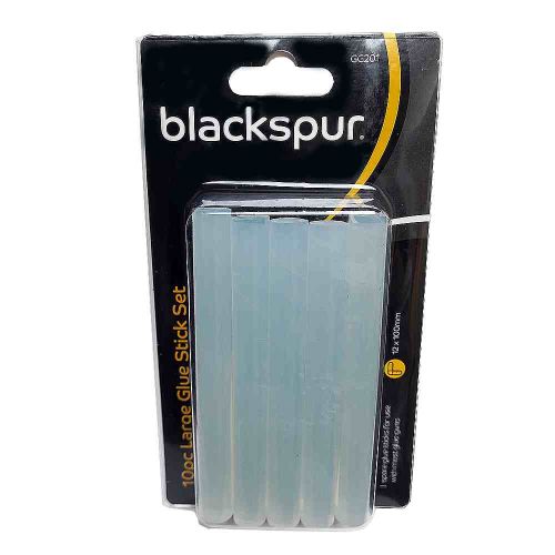 Buy a Pack Of 10 Blackspur Glue Gun Sticks Clear 12mm Large Online in Ireland at Lenehans.ie Your Glue Adhesives DIY Products Expert