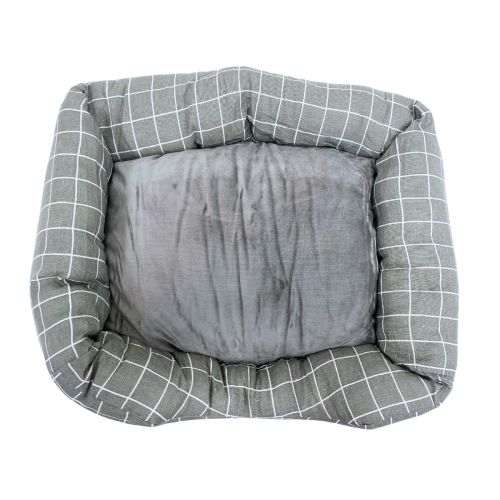 Luxury grey dog bed clearance