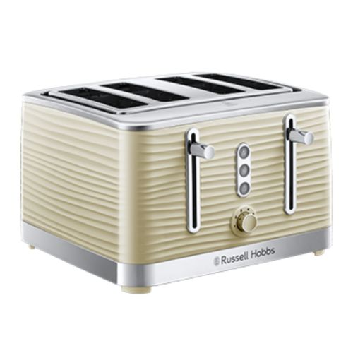 Buy a Russell Hobbs Inspire 4 Slice Cream Toaster Online in Ireland at Lenehans.ie Your toasters Expert