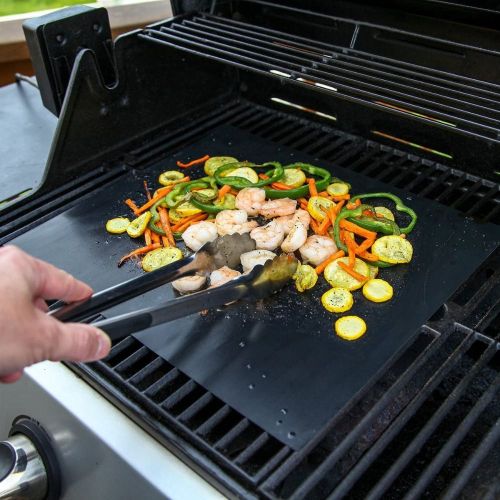Reusable grilling sheet top