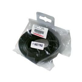 Exitex Replacement Rubber Draught Excluder Seal - Black 1m