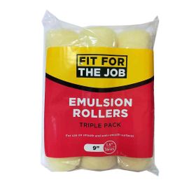 Fit For The Job 9" Emulsion Rollers - Triple Pack