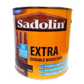 Sadolin Exterior Extra Durable Woodstain - Teak 2.5L