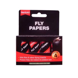 Rentokil 4 Piece Fly Papers