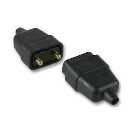 10 Amp 2 Pin Resilience Flex Connector Black