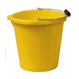 Yellow Industrial Bucket 15L