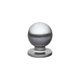 Amig Brushed Nickel Sphere Furniture Door Knob - 25mm