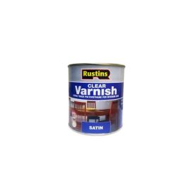 Rustins Polyurethane Clear Varnish - Satin 500ml