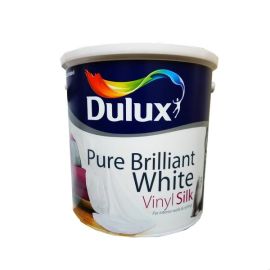 Dulux Vinyl Silk Paint - Pure Brilliant White 2.5L