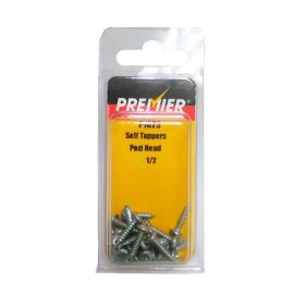 Premier Self Tappers Pozi Head Screws - 6 x ½ - Pack Of 20
