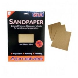 Stuk 100 Grit Sandpaper - Pack Of 5