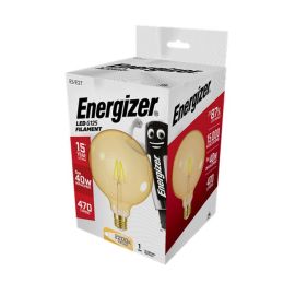 Energizer 5W G125 Filament LED Gold Globe E27 Lightbulb