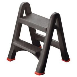 Curver 2 Tier Foldable Step-stool Grey