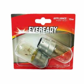 Eveready 15W Pygmy Appliance BC Lightbulbs - Pack Of 2