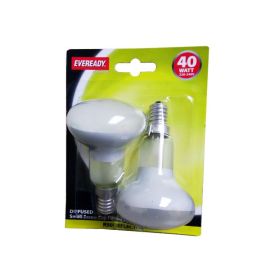 Eveready 40w R50 Reflector Diffused SES/ E14 Lightbulb - Pack of 2