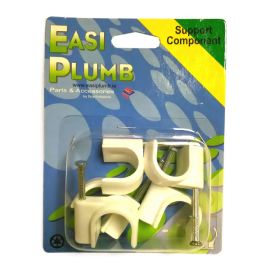 Easi Plumb Nail Pipe Clips - 22mm - Pack of 5
