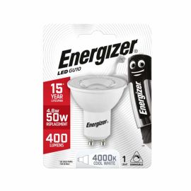 Energizer 4.6W LED Cool White GU10 Spotlight Bulb