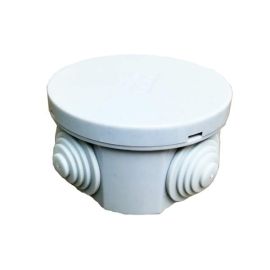 Round IP44 Electrical Junction Box - 60mm x 40mm