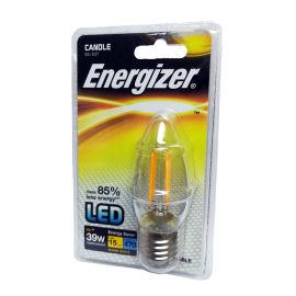 Energizer 4w LED Clear Candle E27/ ES Lightbulb