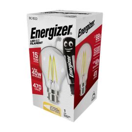 Energizer 4.8W LED Filament GLS B22 Light Bulb