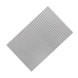Raw Aluminium Diamond Profile Extrusion Sheet - 500 x 250mm
