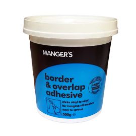Mangers Border & Overlap Adhesive - 500g