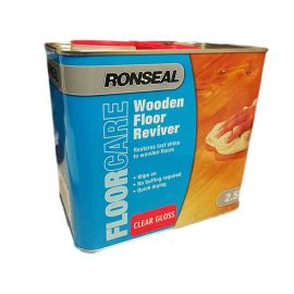 Ronseal Floorcare Wooden Floor Reviver - Clear Gloss 2.5L