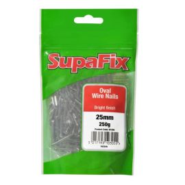 SupaFix Oval Wire Nails - 25mm - 250g