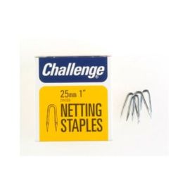 Challenge Netting Staples - Zinc Plated (Box Pack) 25mm