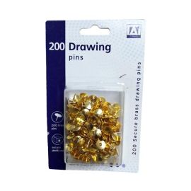 Anker Stationary Brass Drawing Pins - Pack Of 200